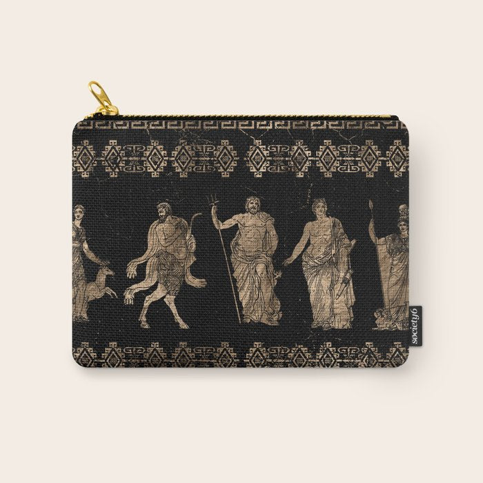 Greek Deities and Meander key ornament Carry All Pouch Gallery Image 1