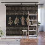 Greek Deities and Meander key ornament Wall Mural Gallery Image 1