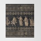 Greek Deities and Meander key ornament Throw Blanket Gallery Image 2