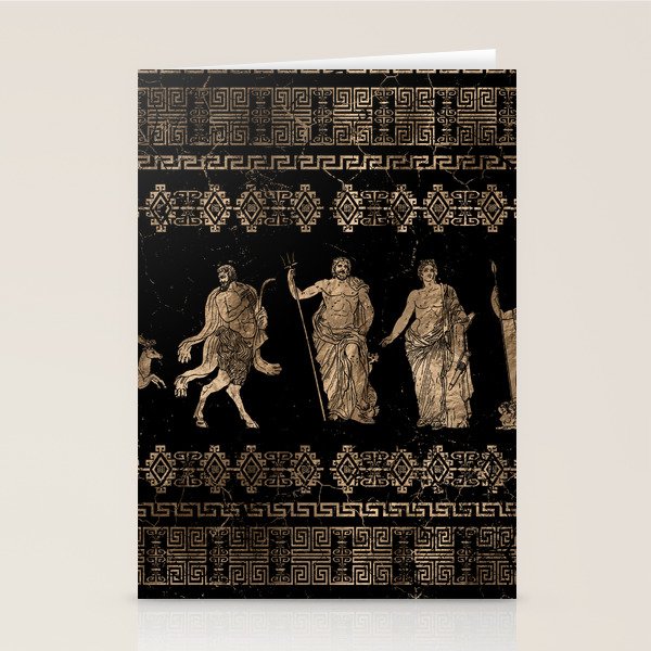 Greek Deities and Meander key ornament Stationery Card Gallery Image 2