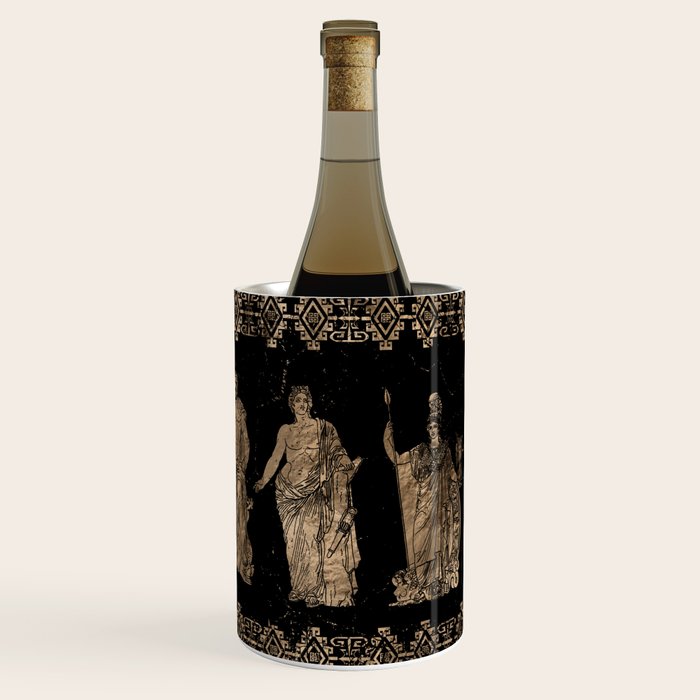 Greek Deities and Meander key ornament Wine Chiller Gallery Image 3