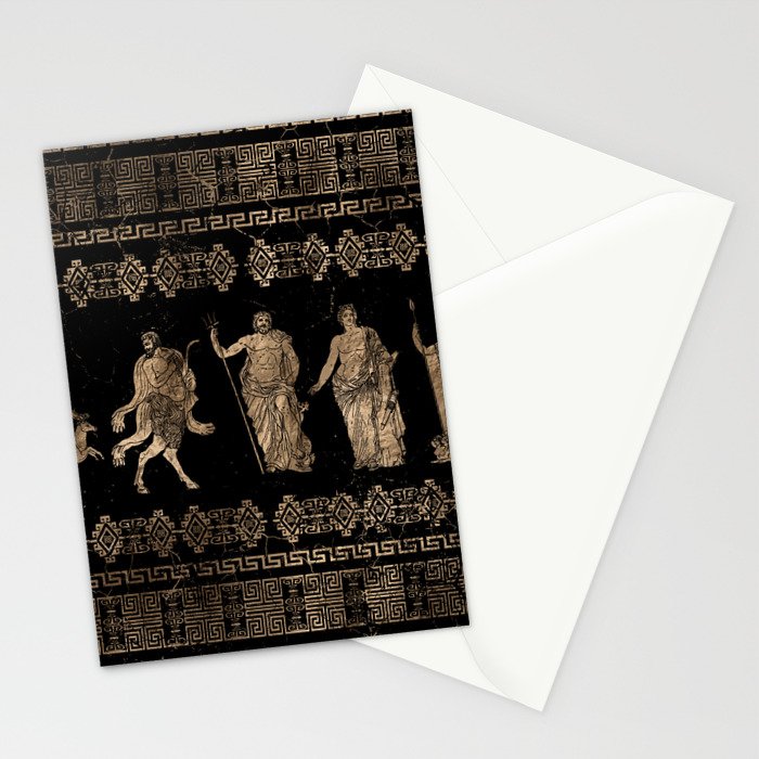 Greek Deities and Meander key ornament Stationery Card Gallery Image 2
