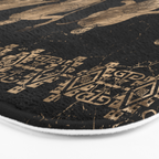 Greek Deities and Meander key ornament Bath Mat Gallery Image 3