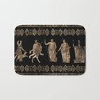 Greek Deities and Meander key ornament Bath Mat Gallery Image 1