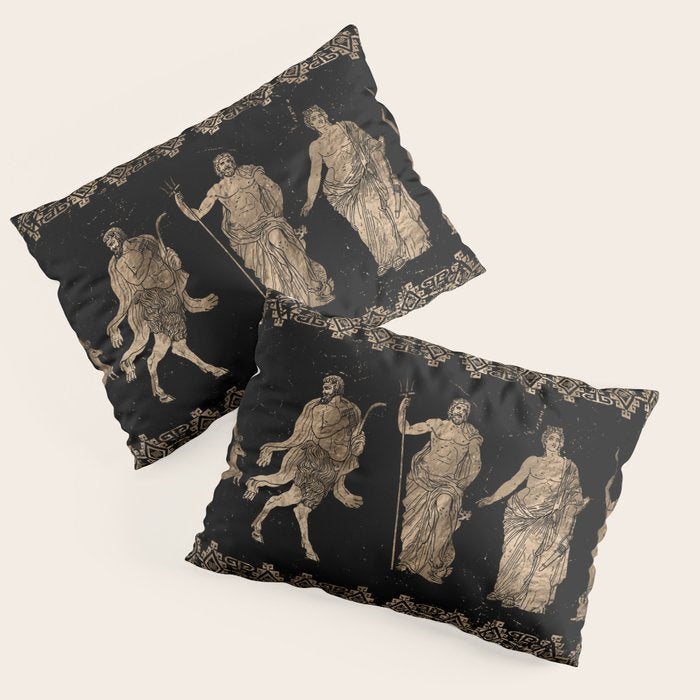 Greek Deities and Meander key ornament Pillow Sham Gallery Image 3