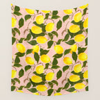 Summer Harvest Lemon Wall Tapestry Gallery Image 4