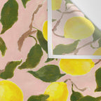 Summer Harvest Lemon Wall Tapestry Gallery Image 3
