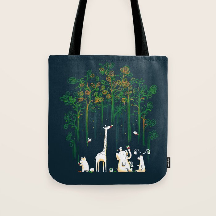 Re-paint the Forest Tote Bag Gallery Image 1