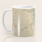 Vintage Lake Champlain Lighthouse Map (1896) Coffee Mug Gallery Image 3