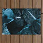 Unbridled - teal Outdoor Rug Gallery Image 1
