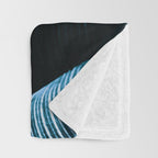 Unbridled - teal Throw Blanket Gallery Image 3