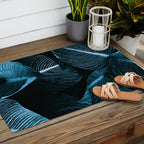 Unbridled - teal Outdoor Rug Gallery Image 2