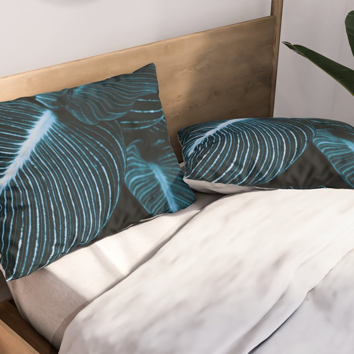 Unbridled - teal Pillow Sham Gallery Image 2