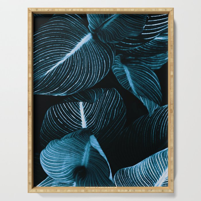 Unbridled - teal Serving Tray Gallery Image 1