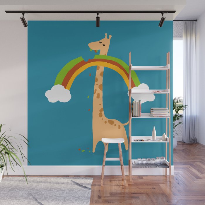 Taste of Happiness Rainbow Wall Mural Gallery Image 1