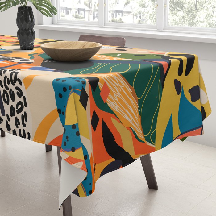 POP COLLAGE 01: Wild Edition Tablecloth Gallery Image 3