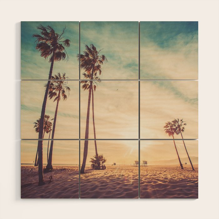 Venice Beach California Wood Wall Art Gallery Image 1