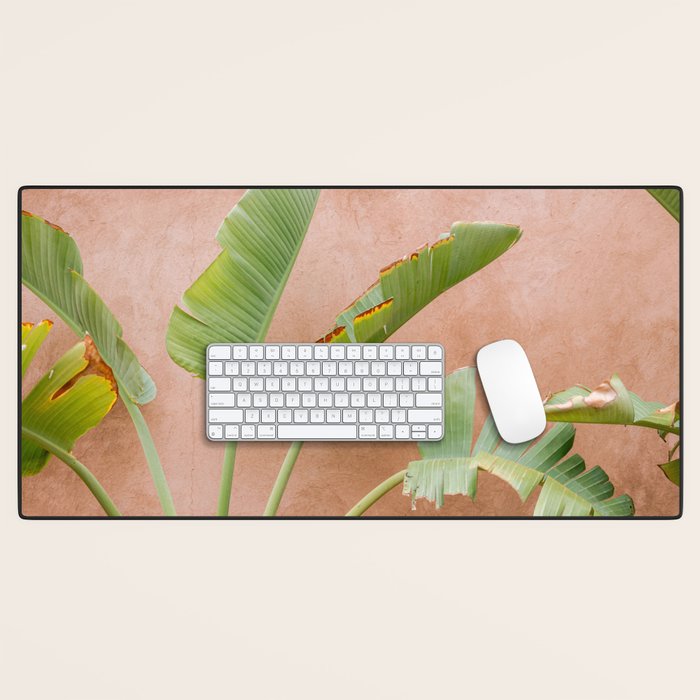 Palms of Ourika Morocco | Pastel Travel Photography Marrakech Desk Mat Gallery Image 1