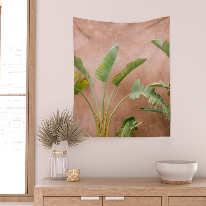 Palms of Ourika Morocco | Pastel Travel Photography Marrakech Wall Tapestry Gallery Image 2