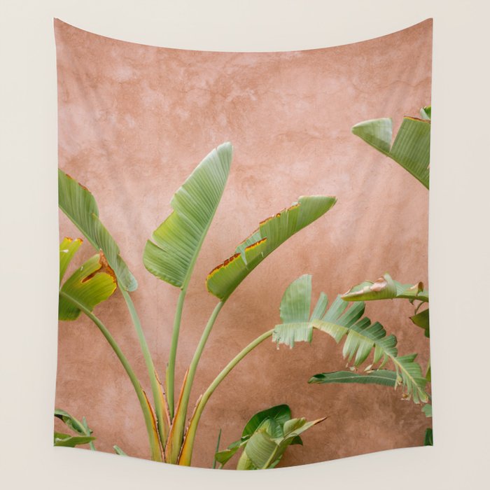 Palms of Ourika Morocco | Pastel Travel Photography Marrakech Wall Tapestry Gallery Image 4