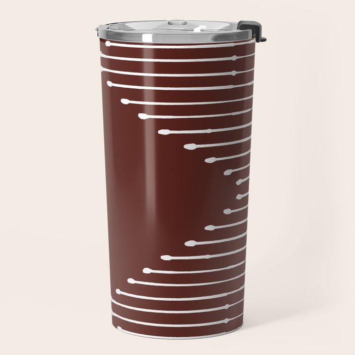 Geo (Red Wine) Travel Mug Gallery Image 2