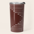 Geo (Red Wine) Travel Mug Gallery Image 2