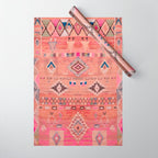 Traditional Moroccan Berber Rug Design Wrapping Paper Gallery Image 1