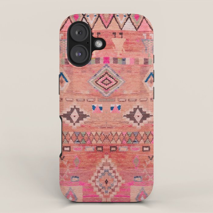 Traditional Moroccan Berber Rug Design iPhone Case Gallery Image 1