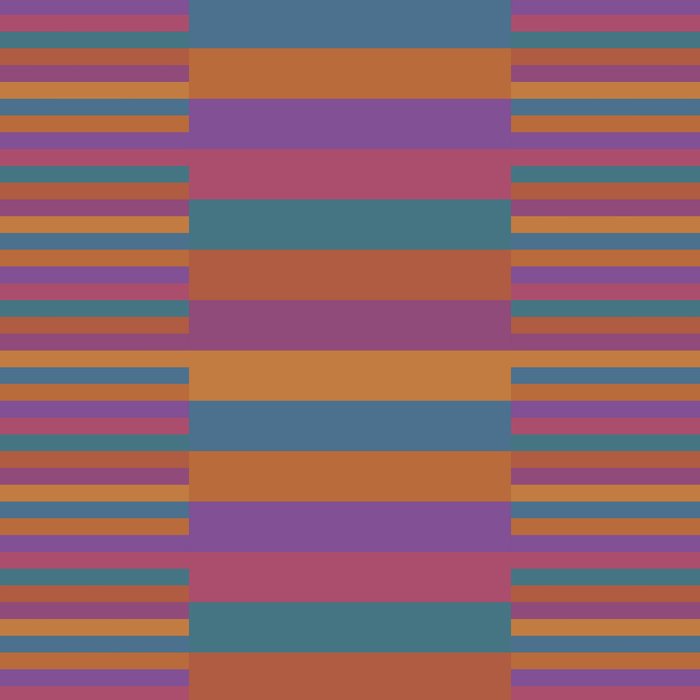 Mixed Stripes Pattern IX Retro Rainbow Coffee Mug Gallery Image 2