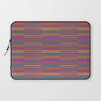 Mixed Stripes Pattern IX Retro Rainbow Laptop Sleeve Gallery Image 1