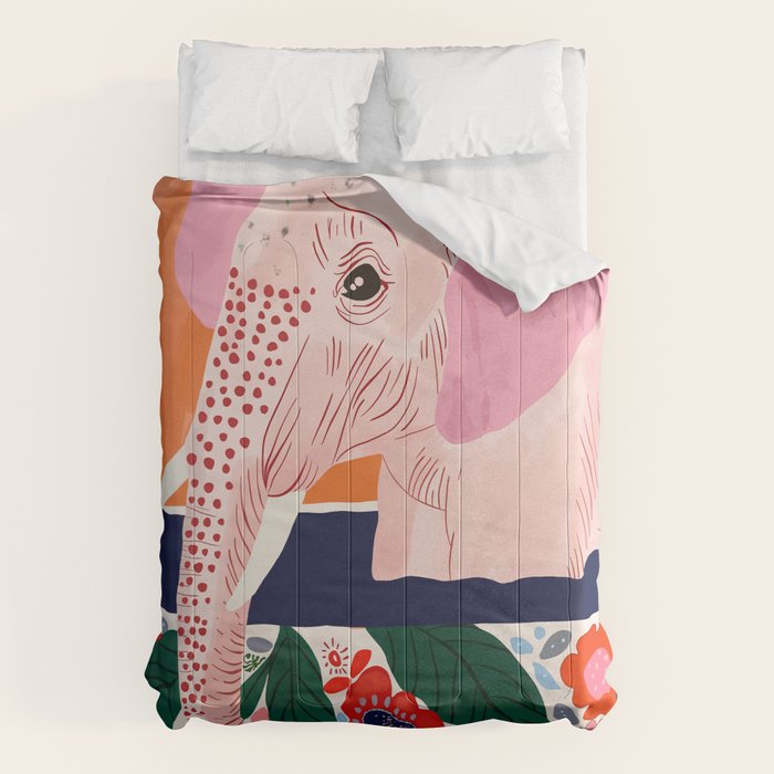 Elephant Spa Day Comforter Gallery Image 1