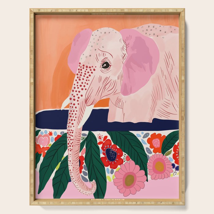 Elephant Spa Day Serving Tray Gallery Image 1