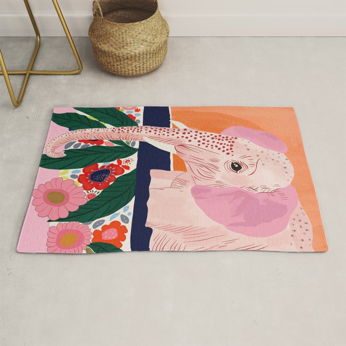 Elephant Spa Day Rug Gallery Image 1