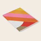 Diagonal Color Blocking - Rainbow Moon Notebook Gallery Image 2