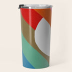 Diagonal Color Blocking - Rainbow Moon Travel Mug Gallery Image 3