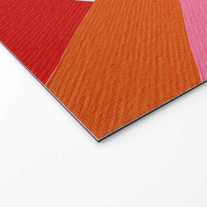 Diagonal Color Blocking - Rainbow Moon Welcome Mat Gallery Image 2