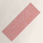 Monstera No2 Pink Yoga Mat Gallery Image 1