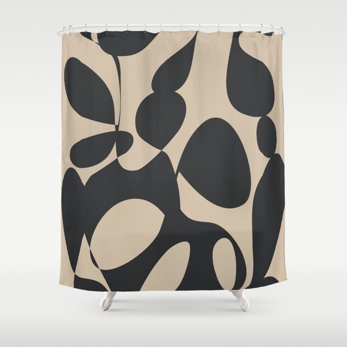 Abstract Shadow 2 Shower Curtain Gallery Image 1