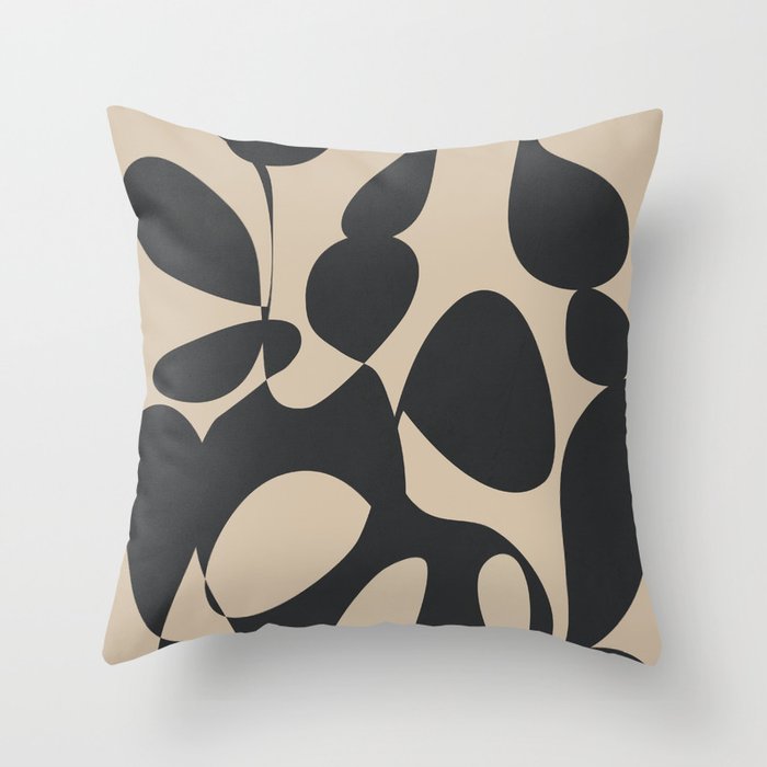 Abstract Shadow 2 Throw Pillow Gallery Image 1
