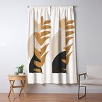 Abstract Art /Minimal Plant 11 Window Curtain Gallery Image 5