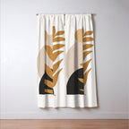 Abstract Art /Minimal Plant 11 Window Curtain Gallery Image 3