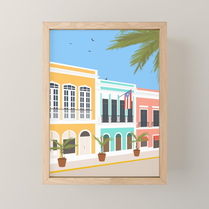 Old San Juan, Puerto Rico Mini Art Print Gallery Image 1