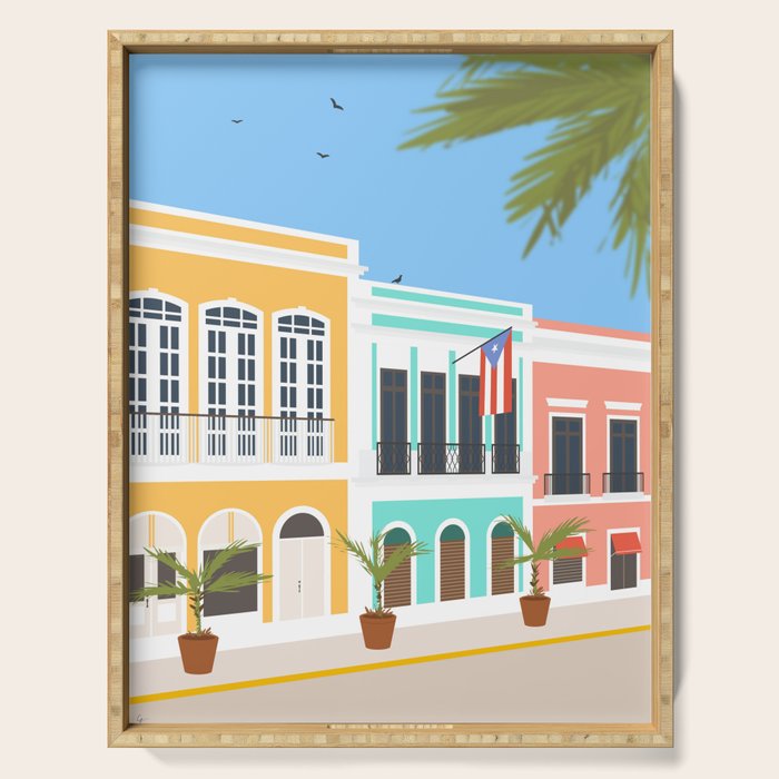 Old San Juan, Puerto Rico Serving Tray Gallery Image 1