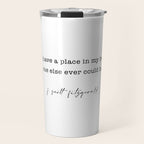 scott fitzgerald quote, love quote Travel Mug Gallery Image 1