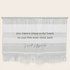 scott fitzgerald quote, love quote Wall Hanging Gallery Image 1