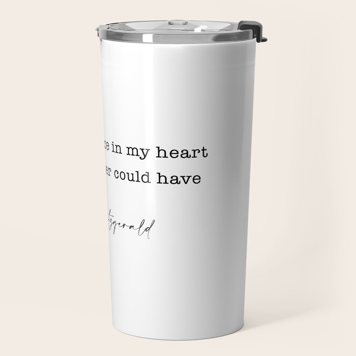scott fitzgerald quote, love quote Travel Mug Gallery Image 2