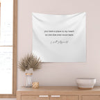 scott fitzgerald quote, love quote Wall Tapestry Gallery Image 2