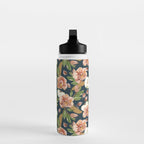Tropical flowers autumn field D Water Bottle Gallery Image 3
