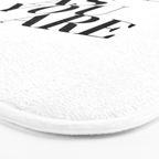 Come As You Are (Wavy - B&W) Bath Mat Gallery Image 3