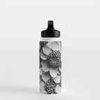 Yarrow flower blossoms vintage black and white photograph by Karl Blossfeldt   Water Bottle Gallery Image 3